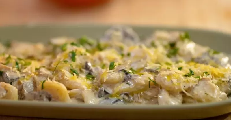 Картофельные ньокки с грибами