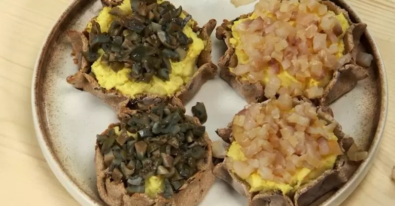 Калитки с картофелем