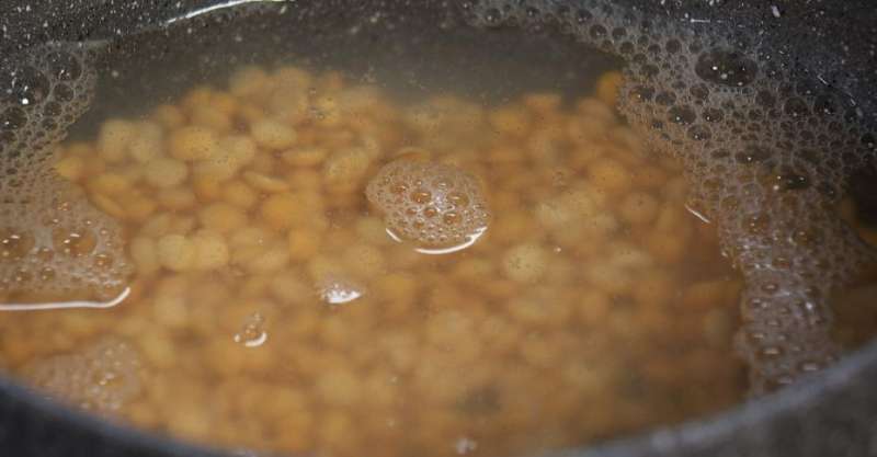 Гороховая каша с толокном, картошкой и репой
