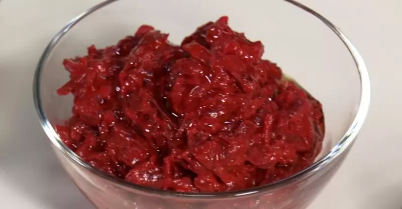 Икра из свёклы и сметаны
