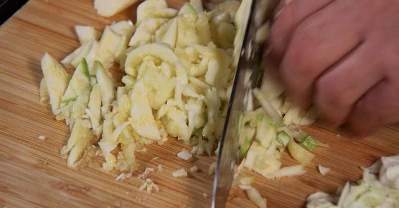 Пшеничная каша с кабачками