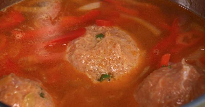 Кюфта из куриного фарша с булгуром