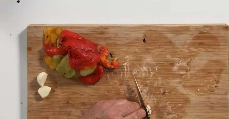 Закуска из запечённого перца