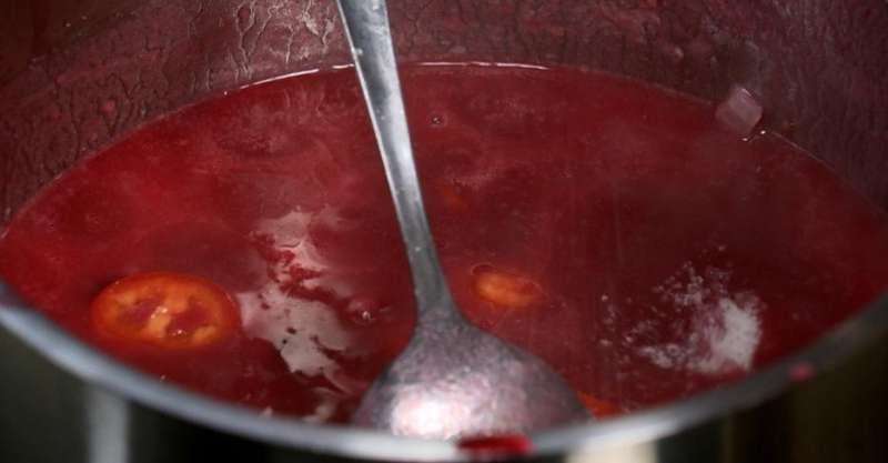 Кюфта в вишнёвом соусе