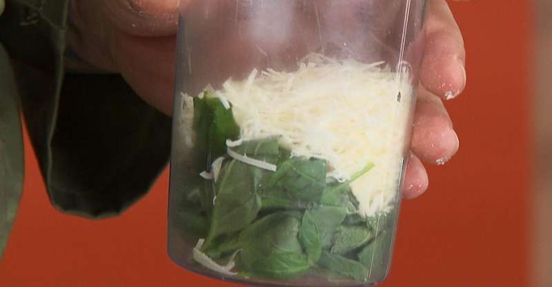 Лепёшки из авокадо и песто с мятой