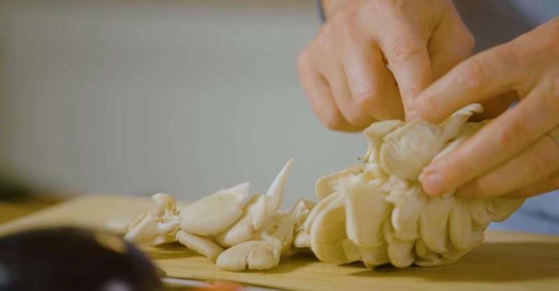 Вёшенки с печёнкой