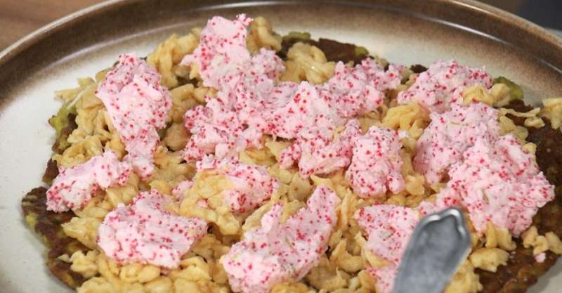 Лепёшки из авокадо и песто с мятой