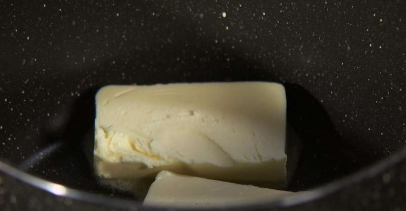 Куриный мильфей с полентой