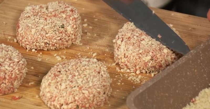 Паста орзо с котлетами из телятины