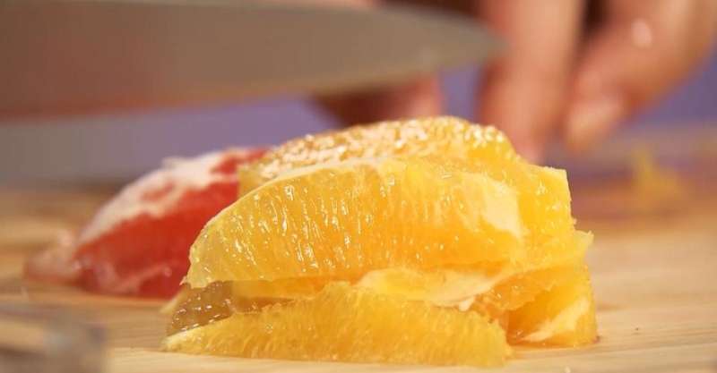 Лёгкий цитрусовый салат