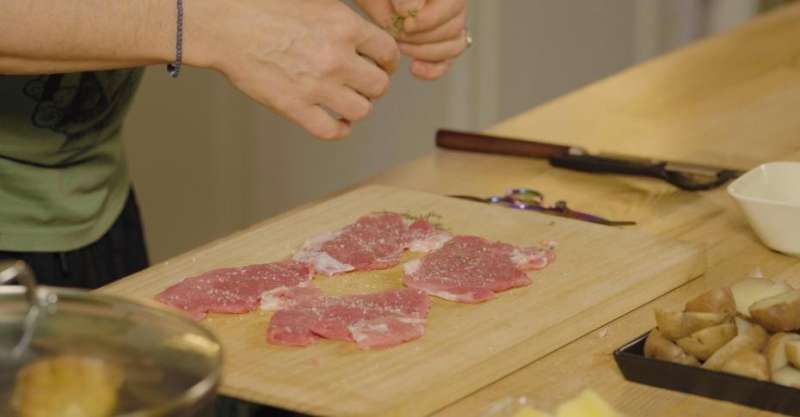 Отбивные с золотистым картофелем