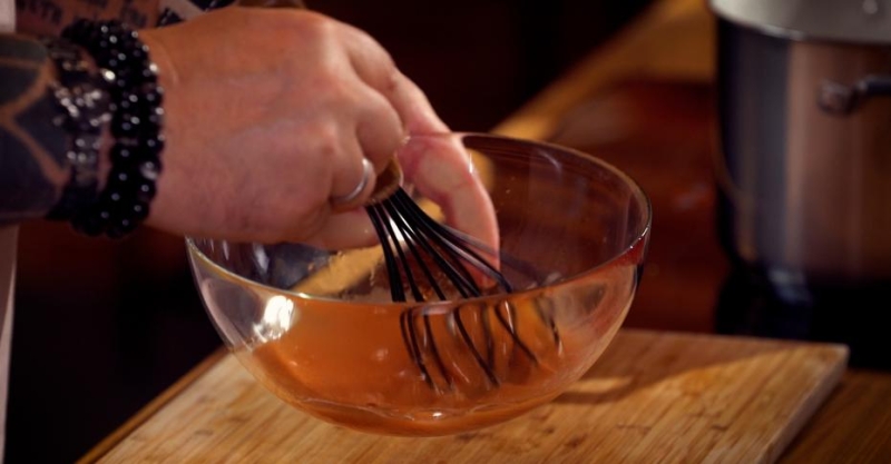 Салат с фетой и арбузом