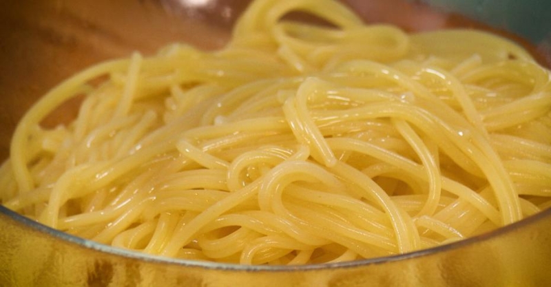 Макароны с мясом и мясом