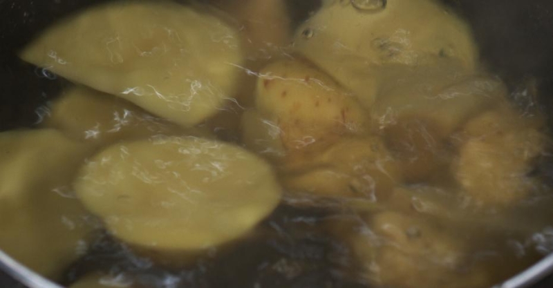 Бефстроганов с грибами и картофельным пюре