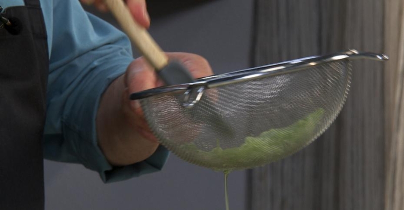 Хрустящие баклажаны с дзадзики и терияки