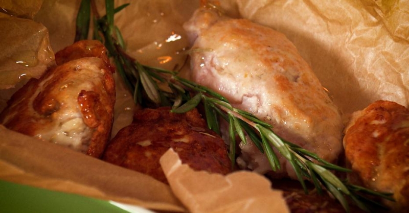 Котлеты с тыквенным соусом