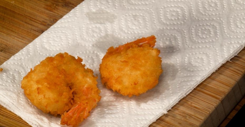 Креветки со сливочным сыром и хреном