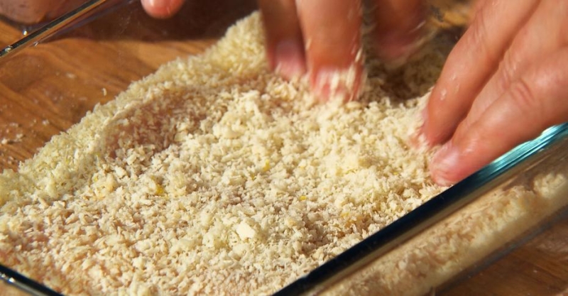 Шницель из курицы с картофельным пюре