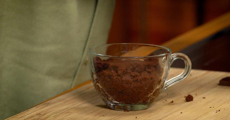 Быстрый десерт в кружке