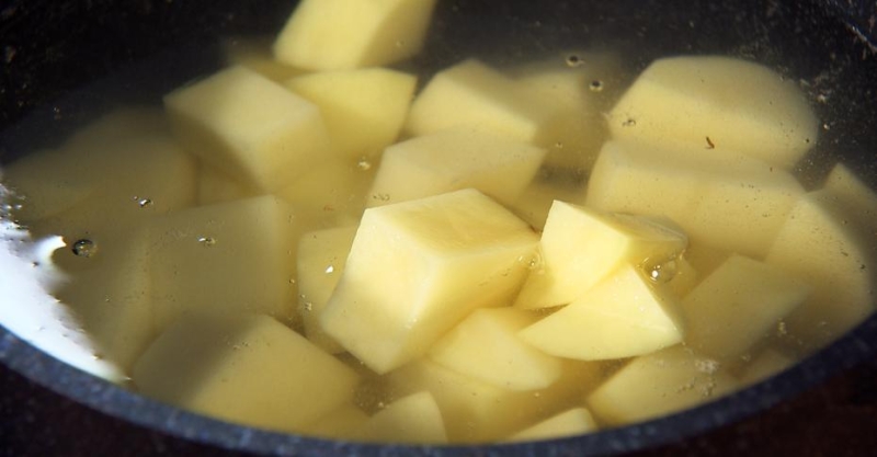 Шницель из курицы с картофельным пюре